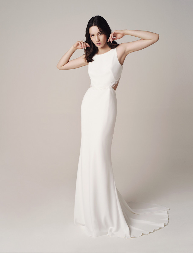 Schlichtes Brautkleid