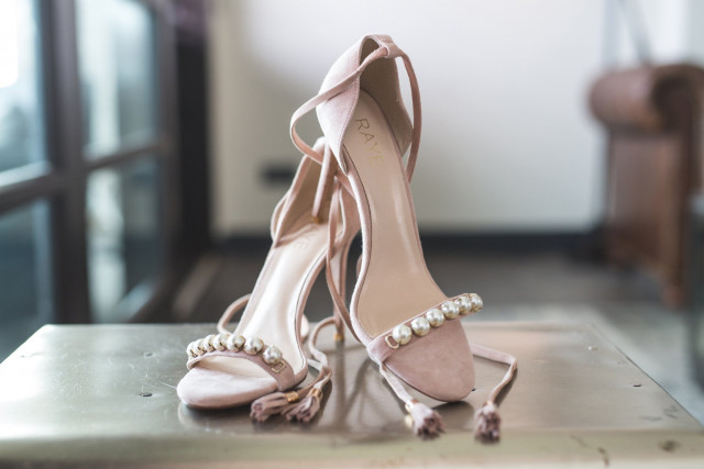 Rosa Brautschuhe