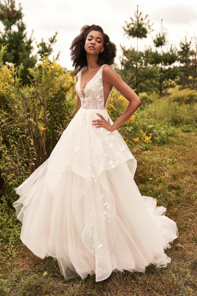 Brautkleid mit Tüllrock