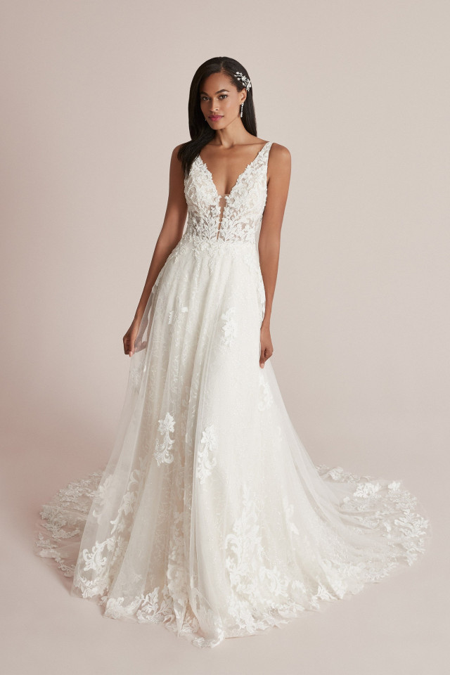 Brautkleid mit Spitze