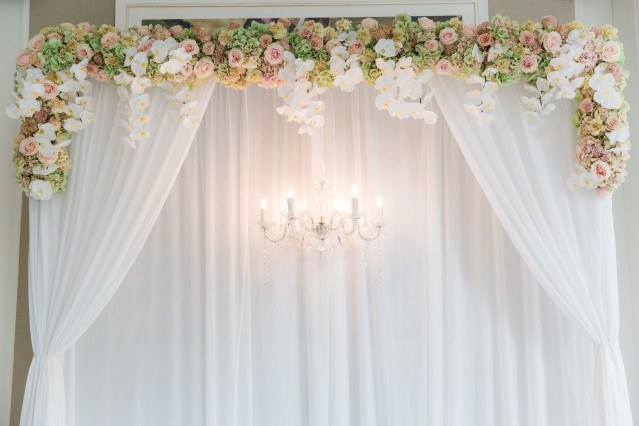 Backdrop als Dekoverleih Hochzeit