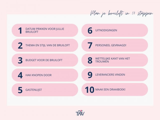 Bruiloft organiseren | Wat moet je regelen als je gaat trouwen
