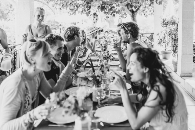 Hochzeit im Garten