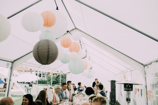 Lampions für das Hochzeitsmotto Festival