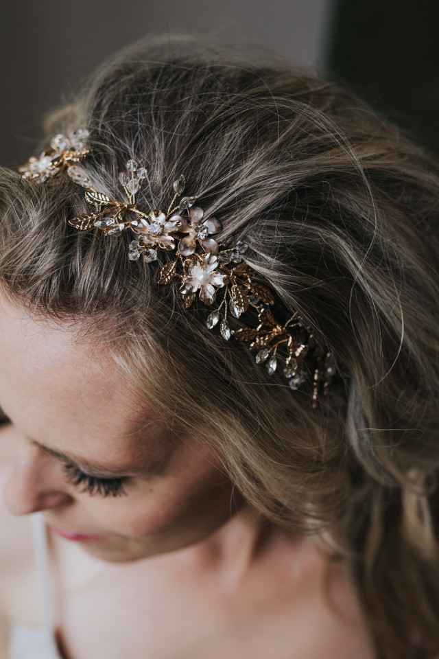 Haarreif in Gold