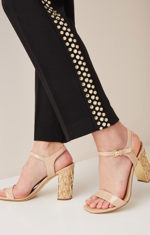Sandalen met blokhak voor dresscode smart casual