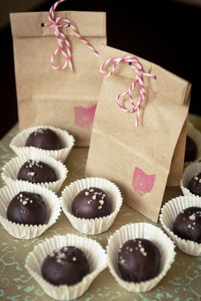 Chocolade bonbons bedankje 