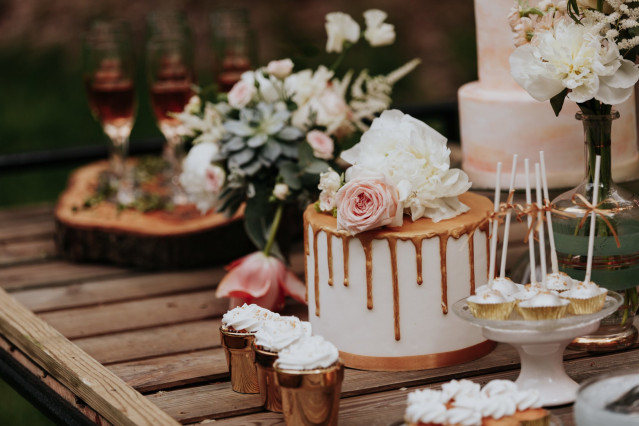Bruidstaart herfst dripcake